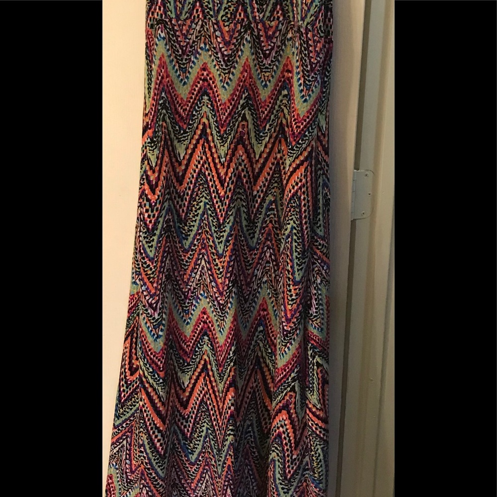 Maxi colorful dress.
